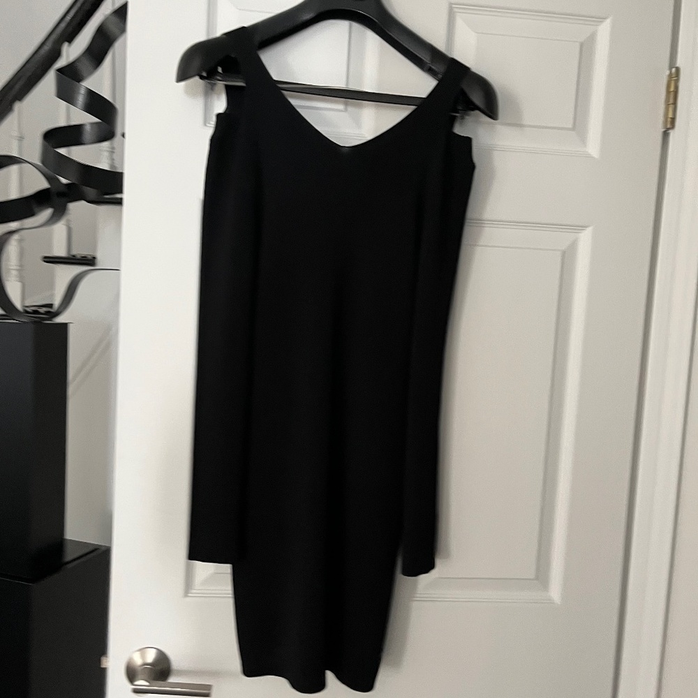 Rag and Bone black dress cold shoulder size small